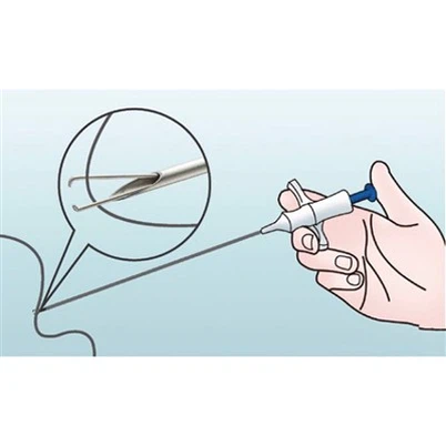 Trecător de sutură laparoscopică